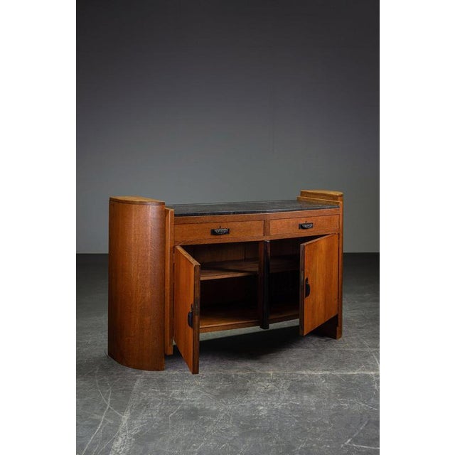 1930s Amsterdam School Sideboard I have official proof of authenticity such as vintage catalogs, designer records, or...