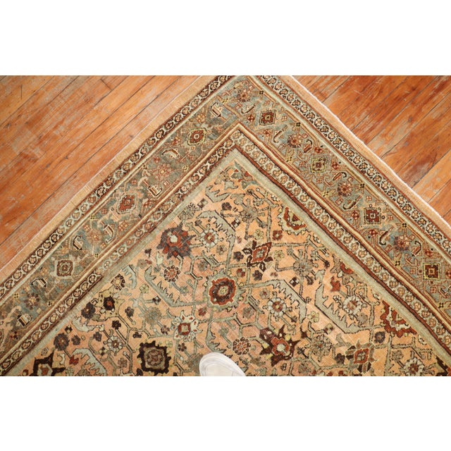Antique Zabihi Collection Persian Bidjar Rug - 8'3" x 11'6" For Sale - Image 9 of 12