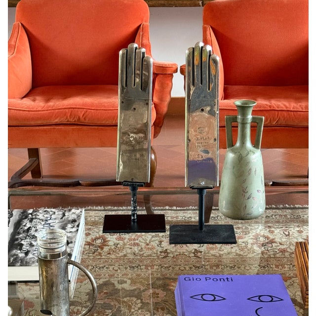 Pair of Glove Warmers, Hilaire Et Cie Grenoble France 1940s For Sale - Image 10 of 13