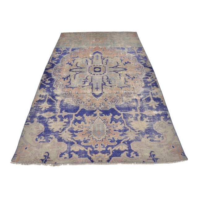 Vintage Anatolian Tribal Handmade Rug For Sale