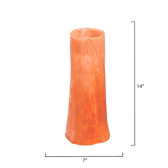 Contemporary Jamie Young Sequoia Poppy Glass Decorative Vase, Small For Sale - Image 3 of 6