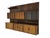 Large rosewood wall unit with rosewood back plates from 1950s. The cabinet has some traces of use like stains, but no...