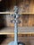 Large 67" Hand-Carved Wooden Cello Sculpture With Pinecone Tuning Pegs – Folk Art For Sale - Image 9 of 16