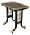 Regency Style Black Gold Japonisme Lacquer Center Table After Gillows Lancaster. For Sale