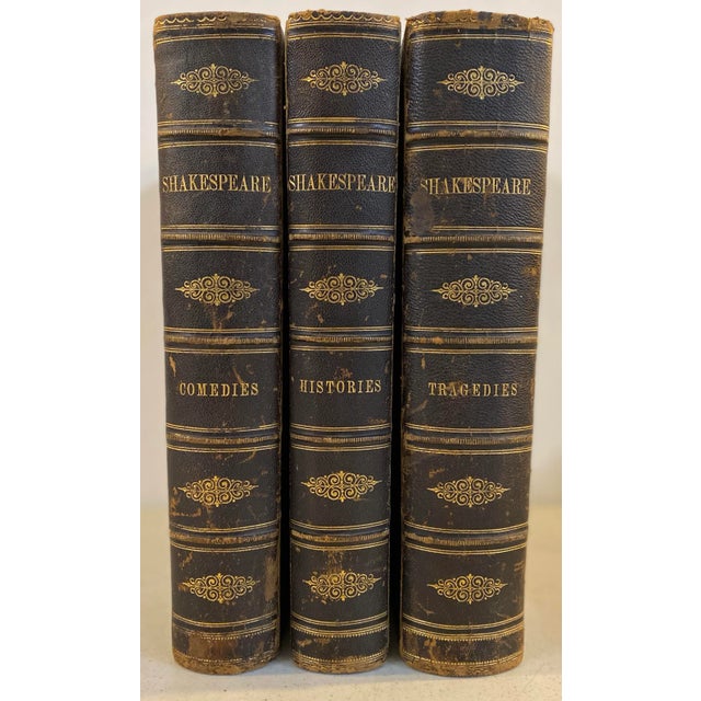 19th C. Works of William Shakespeare Comedies, Histories, Tragedies 3 Volumes For Sale - Image 13 of 13