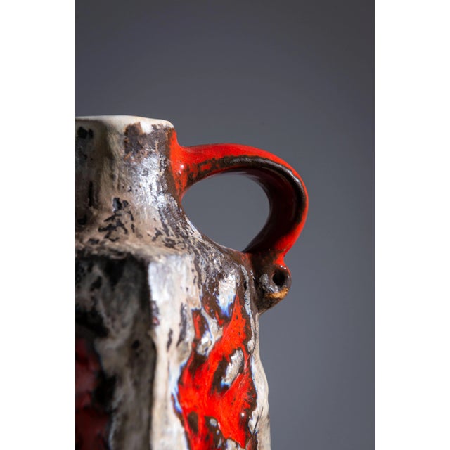 Vintage Fat Lava Vase by Ü-Keramik, 1960s For Sale - Image 6 of 11