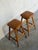 Wood Vamdrup Stolefabrik Teak and Leather Bar Stools Set of 2 Danish Mid-Century Modern 1970s For Sale - Image 7 of 10