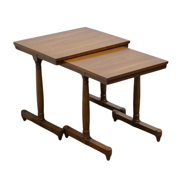 Heritage Furniture Solid Mahogany Italian Provincial 21" Nesting End Tables For Sale In Kansas City - Image 6 of 18