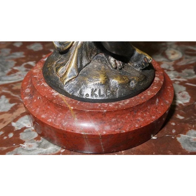 After L. Kley, L’Amour enchaîné, 19th Century, Bronze Sculpture For Sale - Image 11 of 14