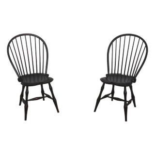 Pair of Dr Dimes Bow Back Windsor Chairs For Sale