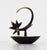 Walter Bosse Rooster Ring Catcher/Ashtray, Vienna, c. 1950s A rare rooster ring catcher/ashtray in solid blackened brass,...