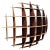 Brown Oval Pine Shelves by David Renault For Sale - Image 8 of 8