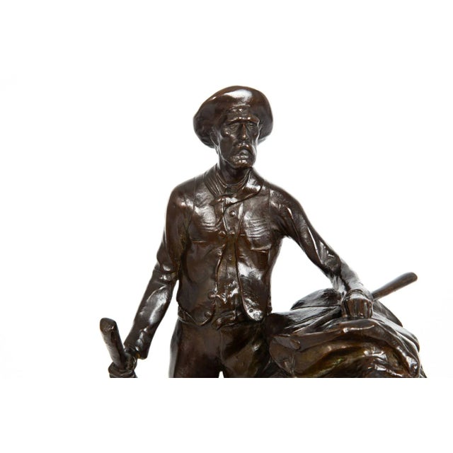 Rare American Western Sculpture “Desert Rat” (1928) by J. Clinton Shepherd For Sale - Image 6 of 12