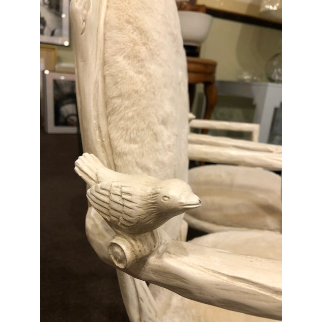Children's Bird Motif Armchairs- A Pair For Sale - Image 4 of 6