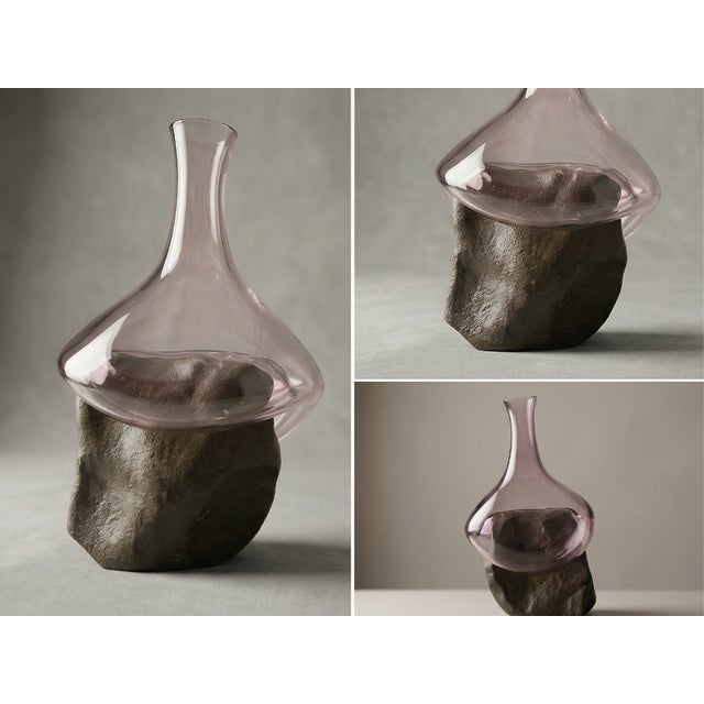 A statement that anchors the room. This larger-scale composition is built around a stone from the Gobi Desert, selected...