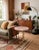 Vintage Pink Marble and Brass Tripod Side Table in the Style of Cedric Hartman Mid Century Modern Gueridon For Sale - Image 11 of 11