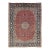 Vintage Persian Isfahan Red Wool Rug With Rosette Motif For Sale