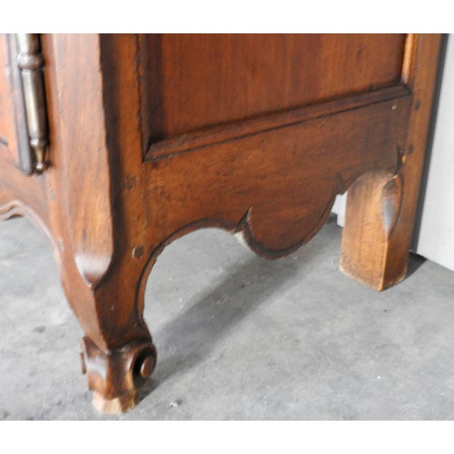 Wood 19th Century French Country Walnut Sideboard For Sale - Image 7 of 11