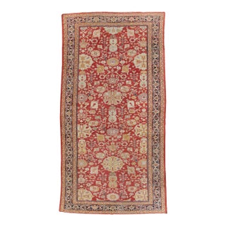 Early 20th Century Handmade Persian Sultanabad Long and Narrow Gallery Carpet For Sale