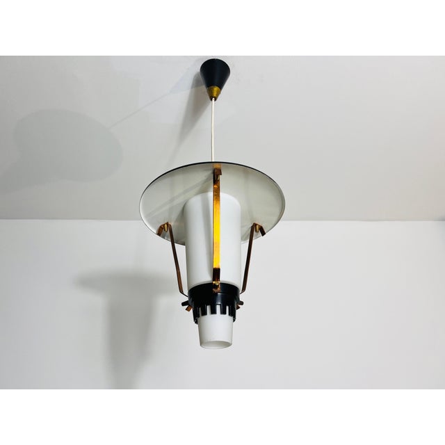 Stilnovo Mid-Century Modern Ceiling Lamp, Italy, 1960s For Sale - Image 4 of 9