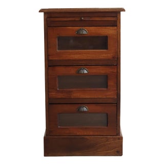 Grocers Cabinet in Oak with Folding Drawers, 1890s For Sale