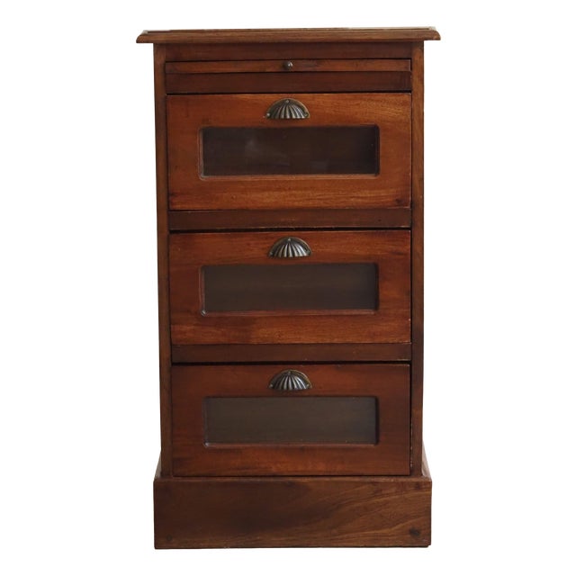 Grocers Cabinet in Oak with Folding Drawers, 1890s For Sale