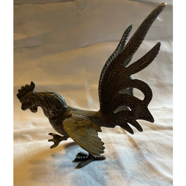 1920s Silver Metal Rooster, 1920s-1940s For Sale - Image 5 of 12