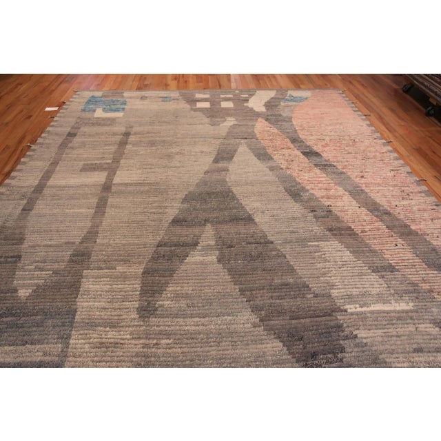 Early 21st Century Contemporary Abstract Area Rug For Sale - Image 5 of 9