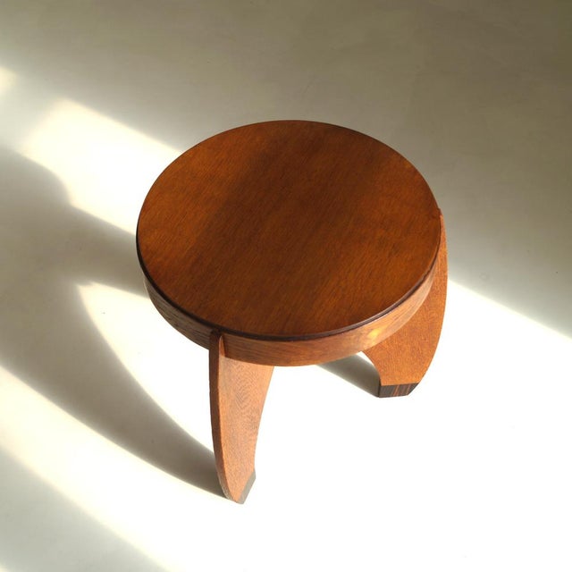 Amsterdam School Accent Table by L. J. Verweij for Intima Amsterdam, 1920s For Sale - Image 6 of 18