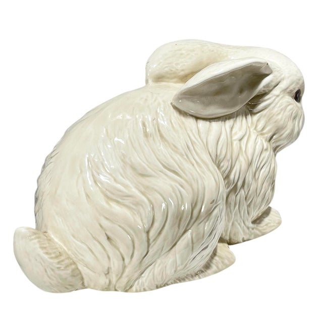 Vintage Glazed Ceramic Rabbit For Sale - Image 4 of 7