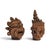 Mid-20th Century Thai Ramakien-Style Terracotta Character Busts, Pair For Sale - Image 4 of 16