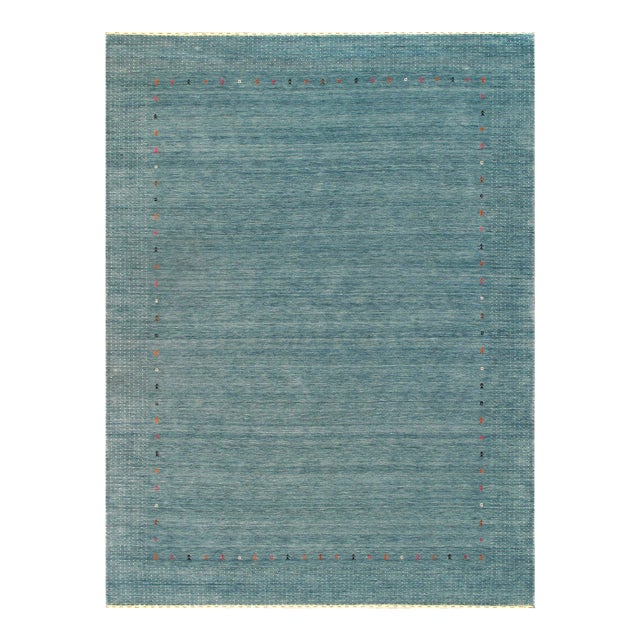 Pasargad Home Gramercy L. Blue Area Rug, 8' 9'' X 11' 9'' For Sale