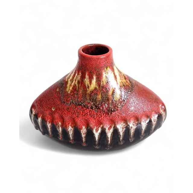 Sculptural West German Art Pottery Vase by Carstens Tönnieshof, 1950s For Sale - Image 9 of 18