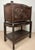 Brown Spanish Carved Oak Bargueño on Stand, 1930 For Sale - Image 8 of 12