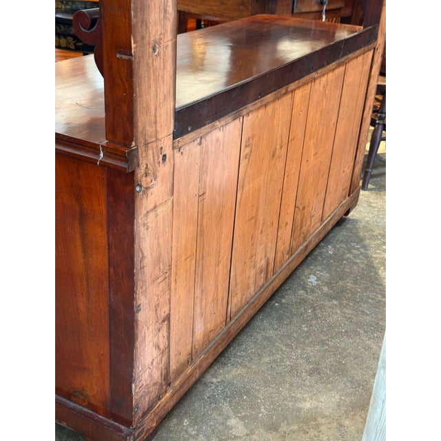 19th Century Mahogany Etagere With Lion Mask Handles For Sale - Image 14 of 14