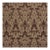 Schumacher Kennedy Damask Fabric In Brown For Sale