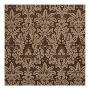 Schumacher Kennedy Damask Fabric In Brown