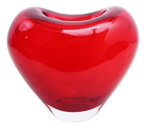 Vase in Glass from Deru Design International, 1970s