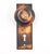 Vintage Concentric Japanned Dummy Door Knob Set For Sale - Image 4 of 4