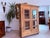 Antique Farmhouse Display Cabinet in Natural Wood For Sale - Image 4 of 10