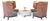 Custom-Commissioned Set of Wingback Chairs (4) For Sale