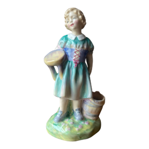 Mid 20th Century Royal Doulton Made in England Nursery Rhyme Series Designed by Leslie Harradine Hn2064 My Pretty Maid