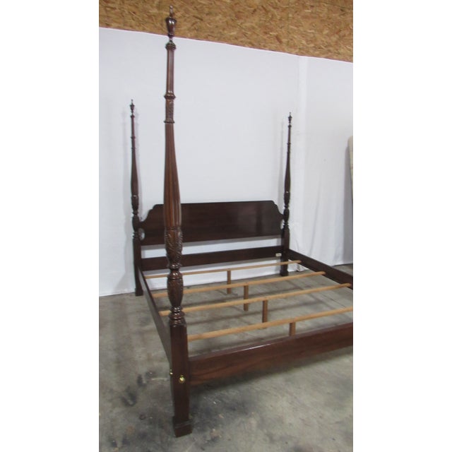 Item: Ethan Allen King Bed Details: Cherry Great Designer Look/Quality Piece Poster Bed Rare King Size Signed Ethan Allen...