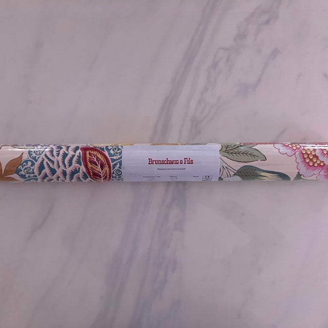 The Brunschwig & Fils Karabali Wallpaper Roll is a luxurious and stylish addition to any home. Made in the United Kingdom...