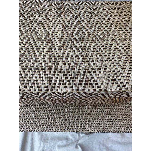 2000 - 2009 Pair of Woven Straw Nesting Boxes For Sale - Image 5 of 7