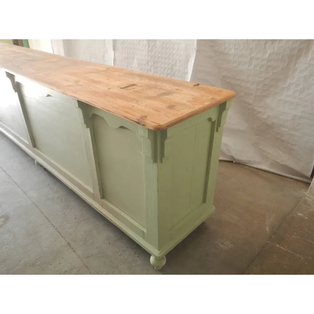 Green Counter and Back Counter, 1950s, Set of 2 For Sale - Image 8 of 12
