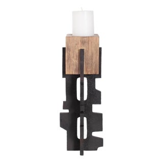 Cade Architectural Pillar Candle Holder- Tall For Sale