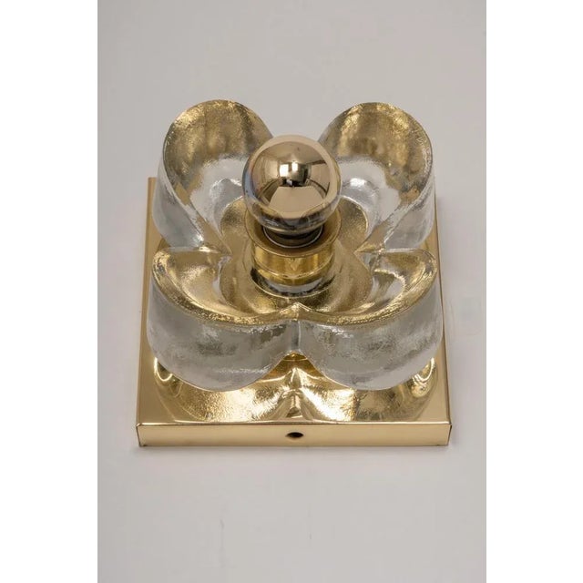 Glass Wall Light by Sische, Germany, 1970s For Sale - Image 6 of 9