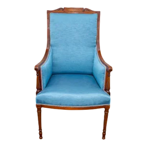 19th Century English Sheraton Living Room Chair with New Upholstery & Restored