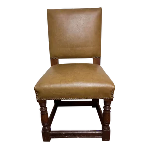 Early 20th Century Upholstered Armless Accent Chair
